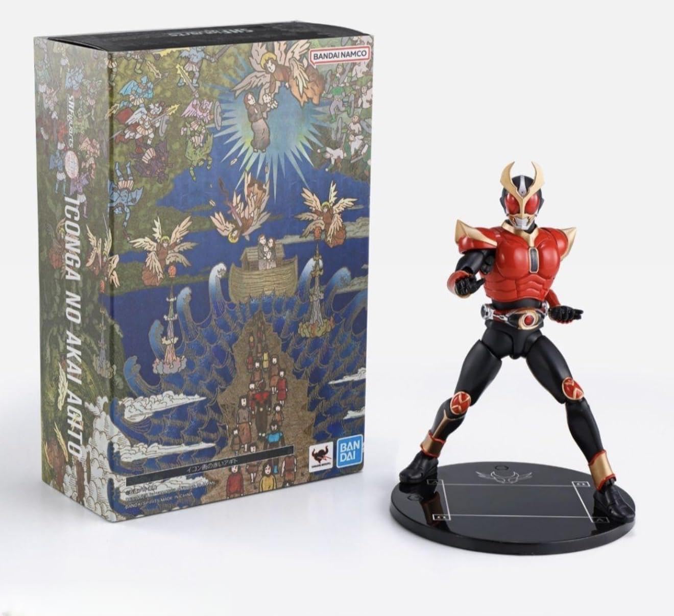 S.H.フィギュアーツ(真骨彫製法)　イコン画の赤いアギト Amazon.co.jp: BANDAI S.H.Figuarts（真骨彫製法） イコン画の赤い